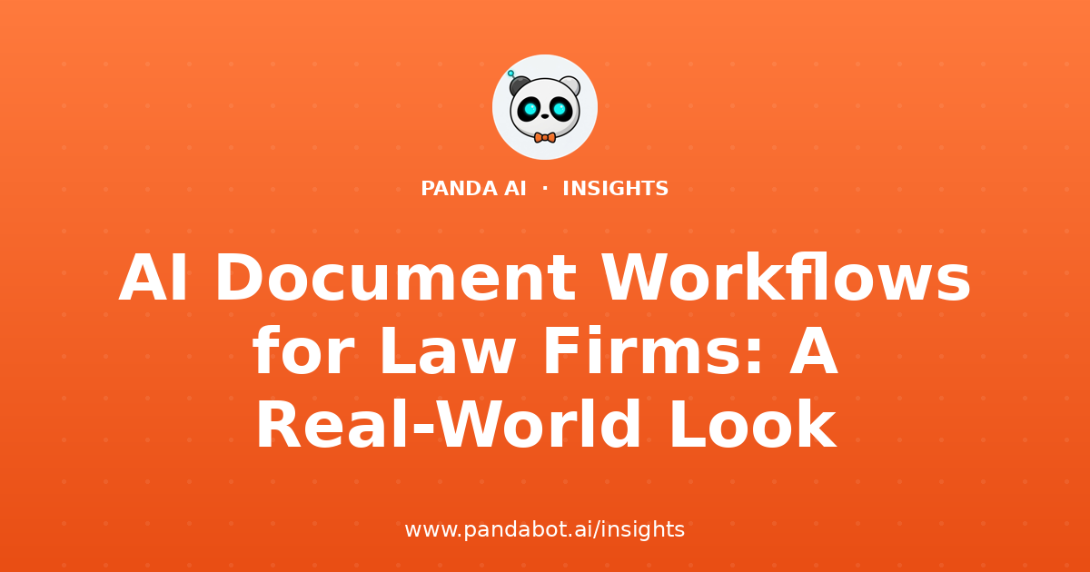 AI Document Workflows for Law Firms: A Real-World Look